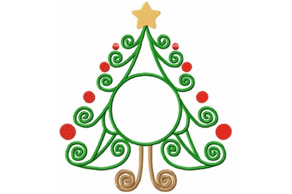 A Boutique Designer's Review of Swirly Christmas Tree Mono