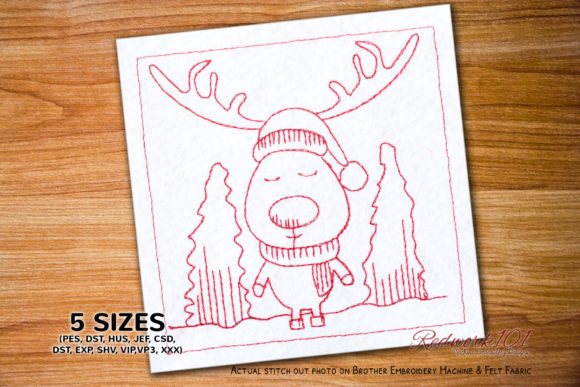 A Designer's Review of the Christmas Reindeer Machine Embroidery