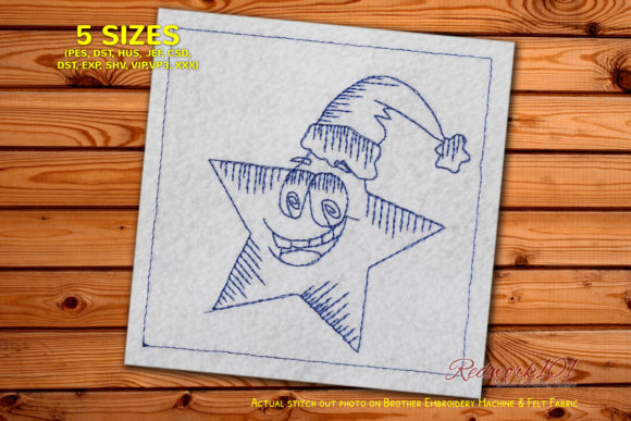 A Designer's Review of the Christmas Star Redwork Embroidery Design
