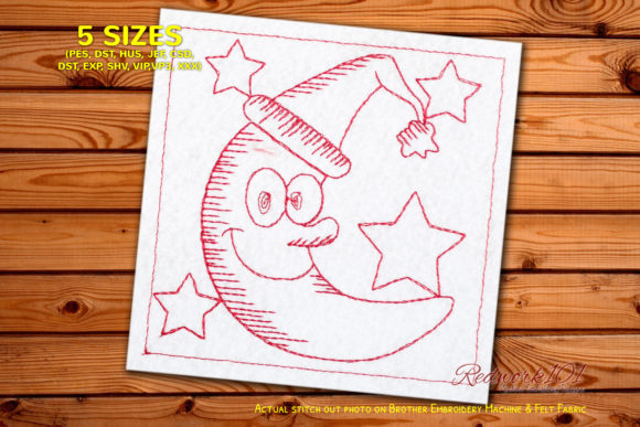 A Sweet & Cozy Christmas Hat Redwork Design for Personalized Gifts