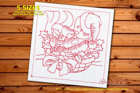 Christmas Bear Machine Embroidery Review for Holiday Products