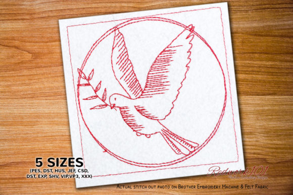 Christmas Dove Embroidery Design Review