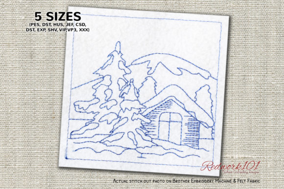 Christmas Winter Lineart Embroidery: A Designer's Review