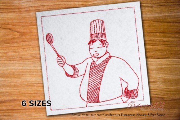 Confident Young Chef Bluework: A Designer’s Take