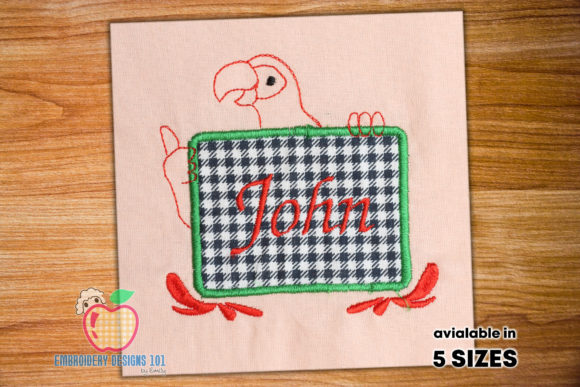 Evaluating the Creative Fabrica Applique Frame of Parrot
