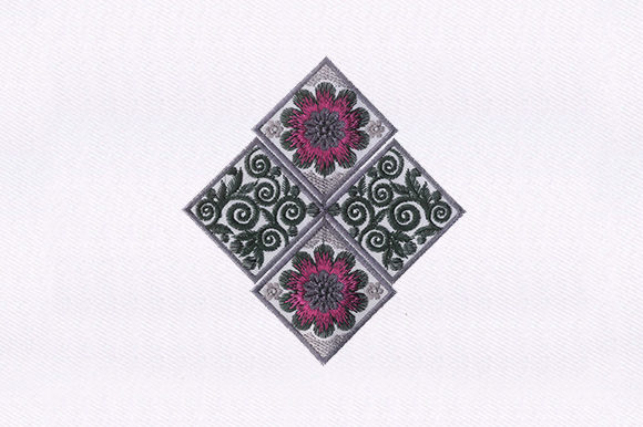 Floral Boxes Quilting Embroidery Design Review