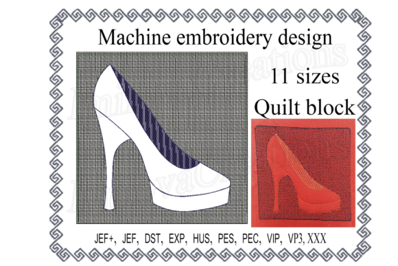 Quilt Block Shoe Embroidery: A Designer's Review