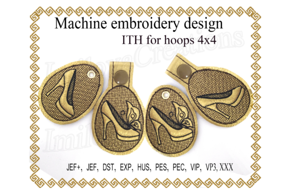 Reviewing the Key Fob Butterfly Shoe Embroidery Design