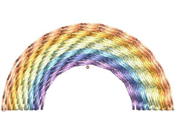 Small Simple Rainbow: A Sweet Embroidery Design Review